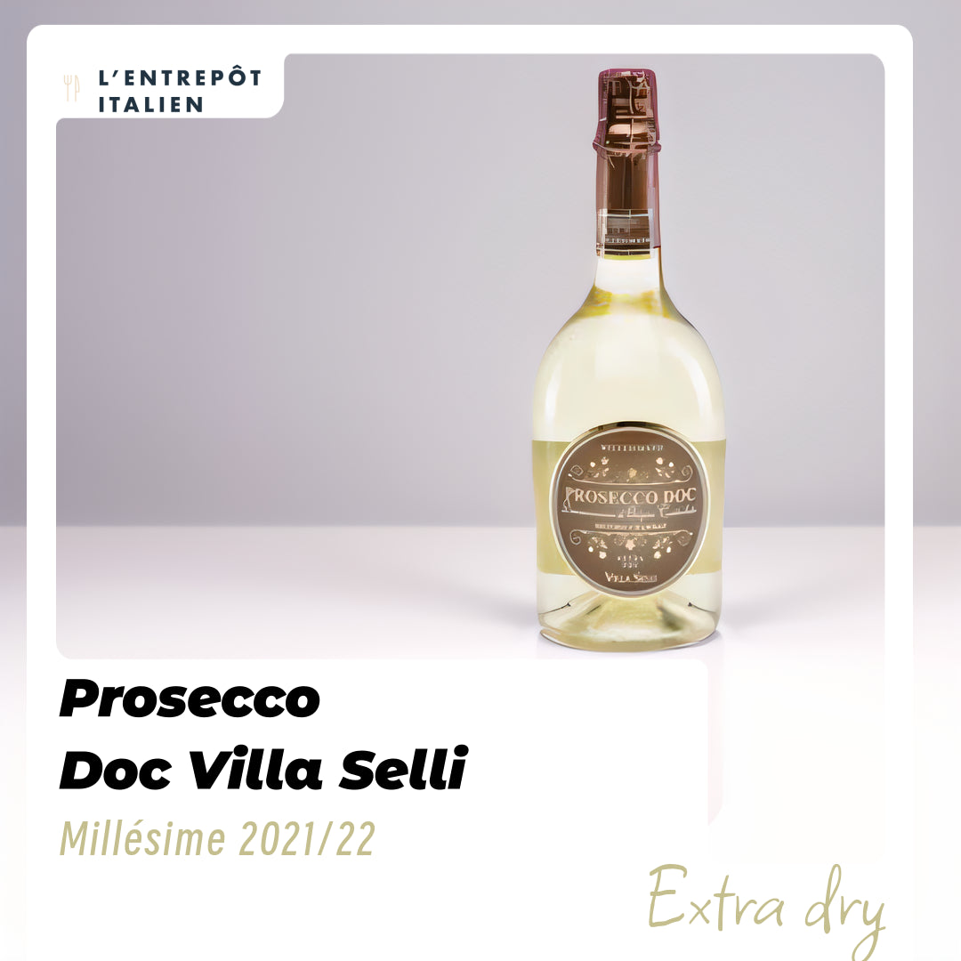 Prosecco DOC VILLA SELLI Millésime 2021/22 Extra Dry 0.75L