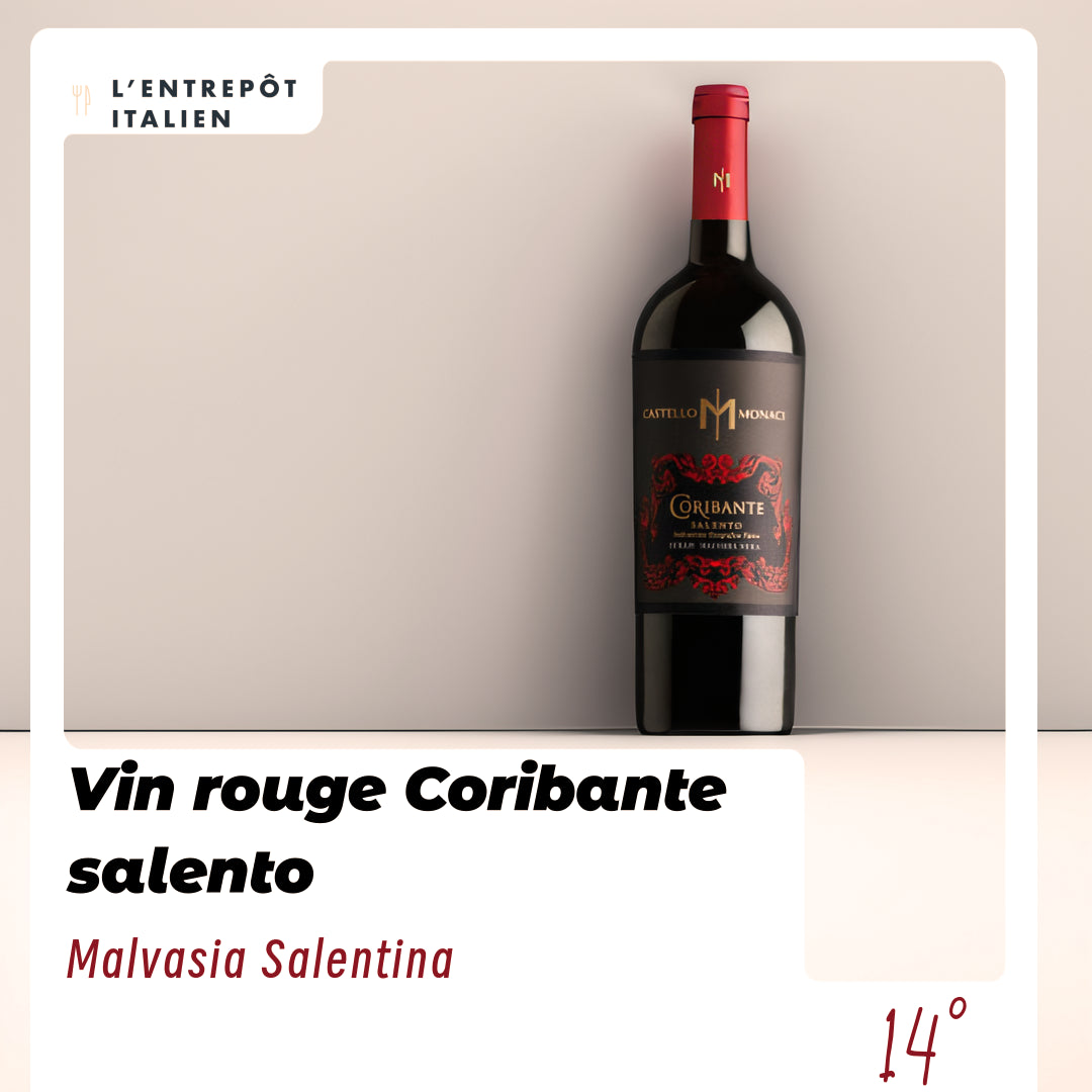 Vin rouge Coribante salento 0.75L