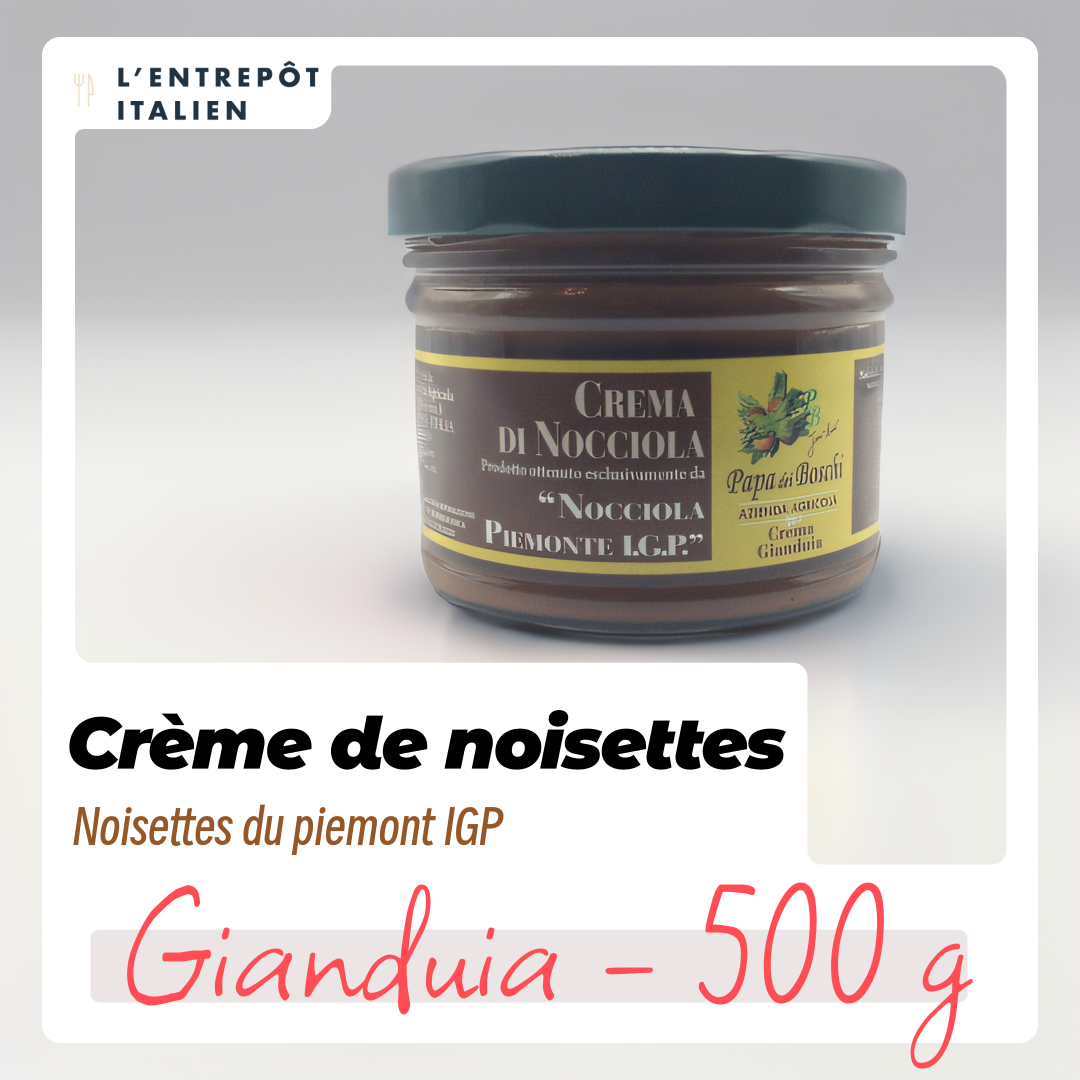 Pâte à Tartiner Chocolat Noisette du Piémont IGP 500G