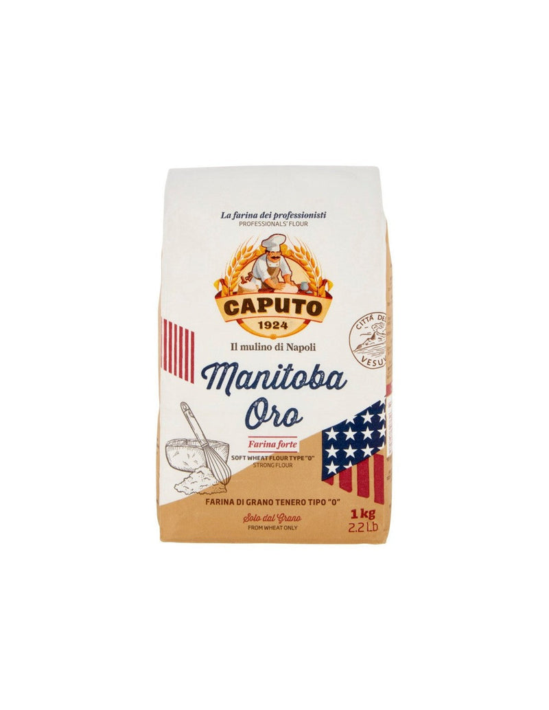 Sachet de farine Caputo Manitoba Oro Type 0, 1 kg