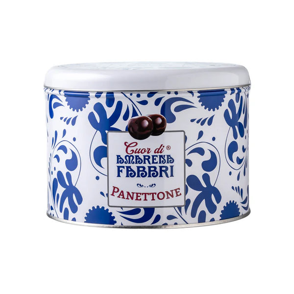 Panettone aux Cerises Amarena Fabbri - Boîte Métal 500g
