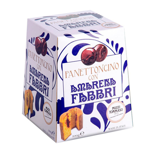 Mini panettone coeur cerise amarena FABBRI 100g
