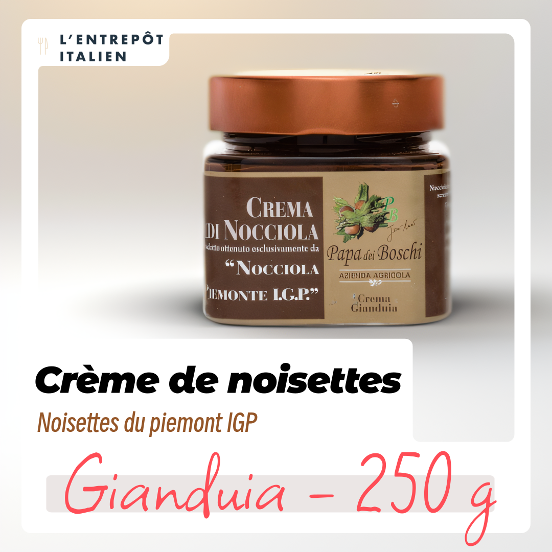 Pâte à Tartiner Chocolat Noisette du Piémont IGP 250 G