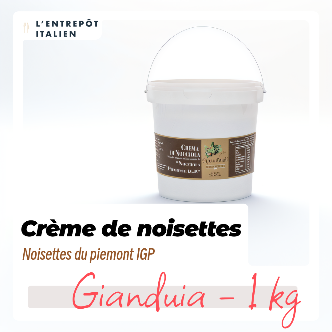 Pâte à Tartiner Chocolat et Noisettes du Piémont IGP  1 KG