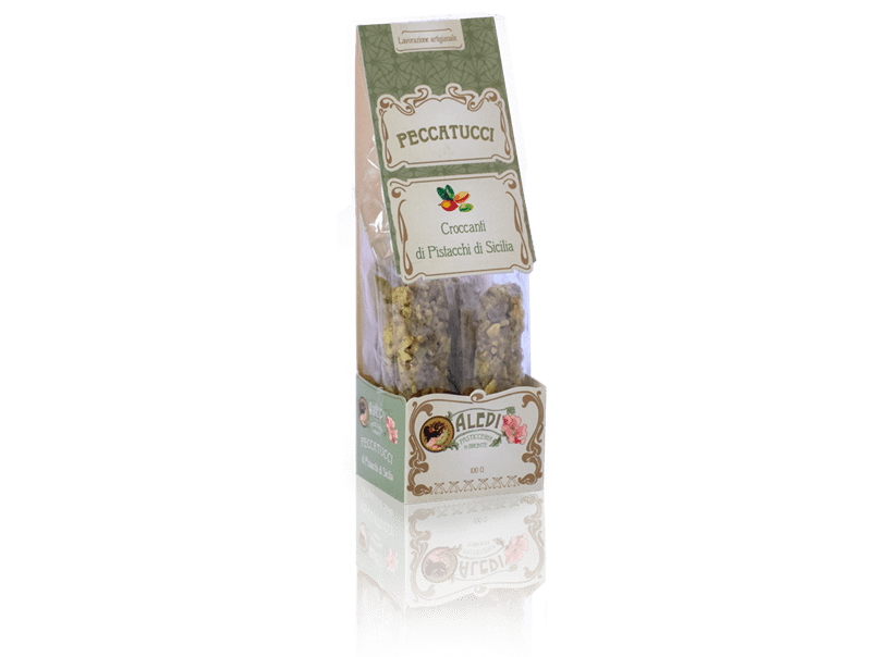 Peccatucci - Croquants à la pistache de Sicile 100g