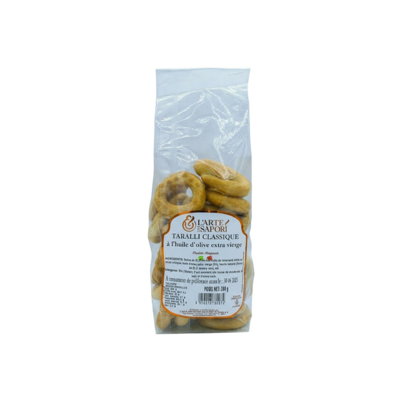 Taralli Artisanaux à l'huile d'olive extra vierge 300g