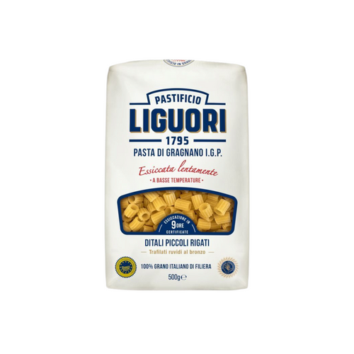 Ditali Piccoli Rigati – Pasta di Gragnano IGP – Pastificio Liguori – 500g