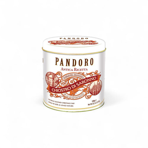 Pandoro Traditionnel en Boite Métal Blanche 1Kg