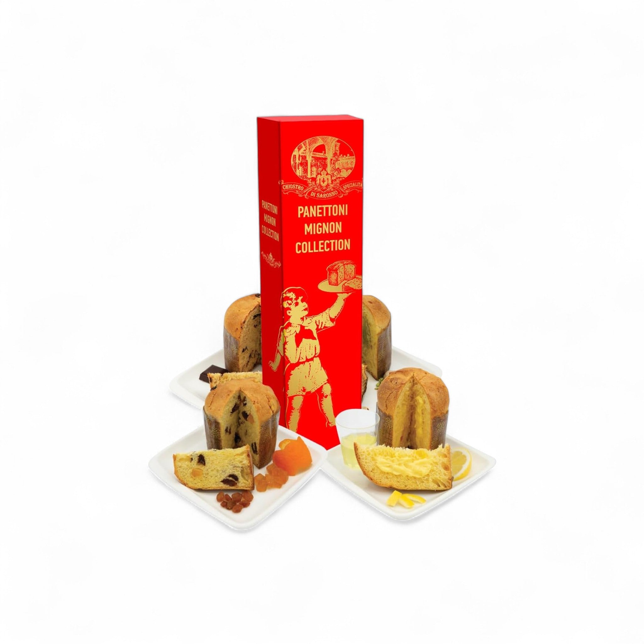 Coffret de 5 mini panettones 500g (5x100g)
