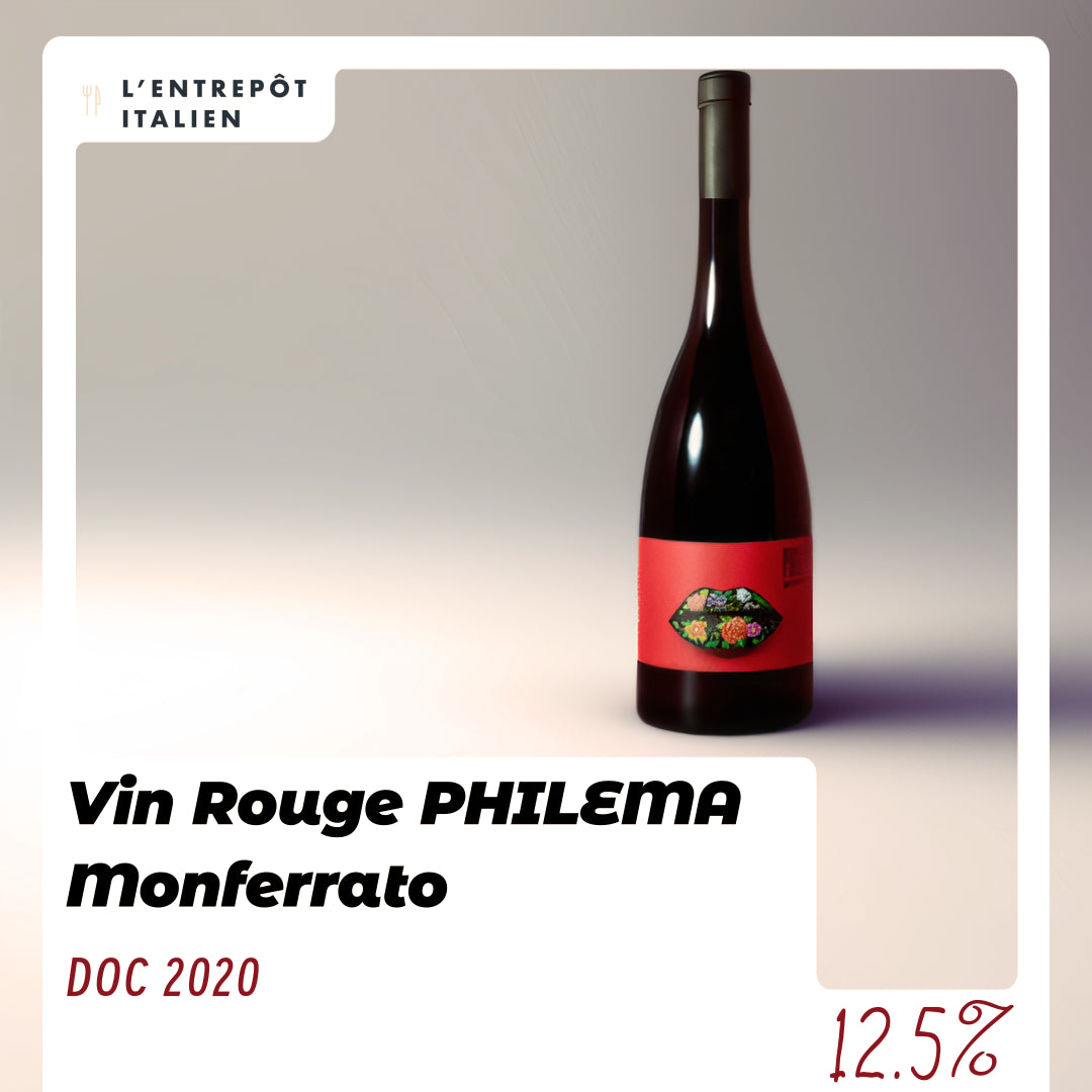 Vin Rouge PHILEMA  Monferrato DOC 2020 0,75L 12.5%