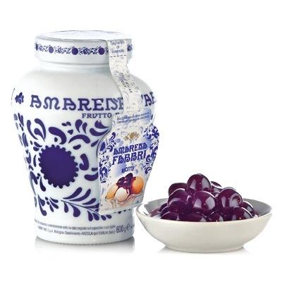 Cerises Amarena au sirop 600G poids Net, egoutté 240g