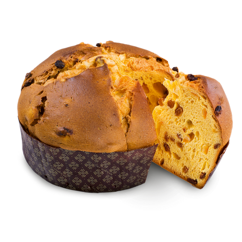 Panettone Traditionnel sans glaçage 1kg Emballage Cellophane