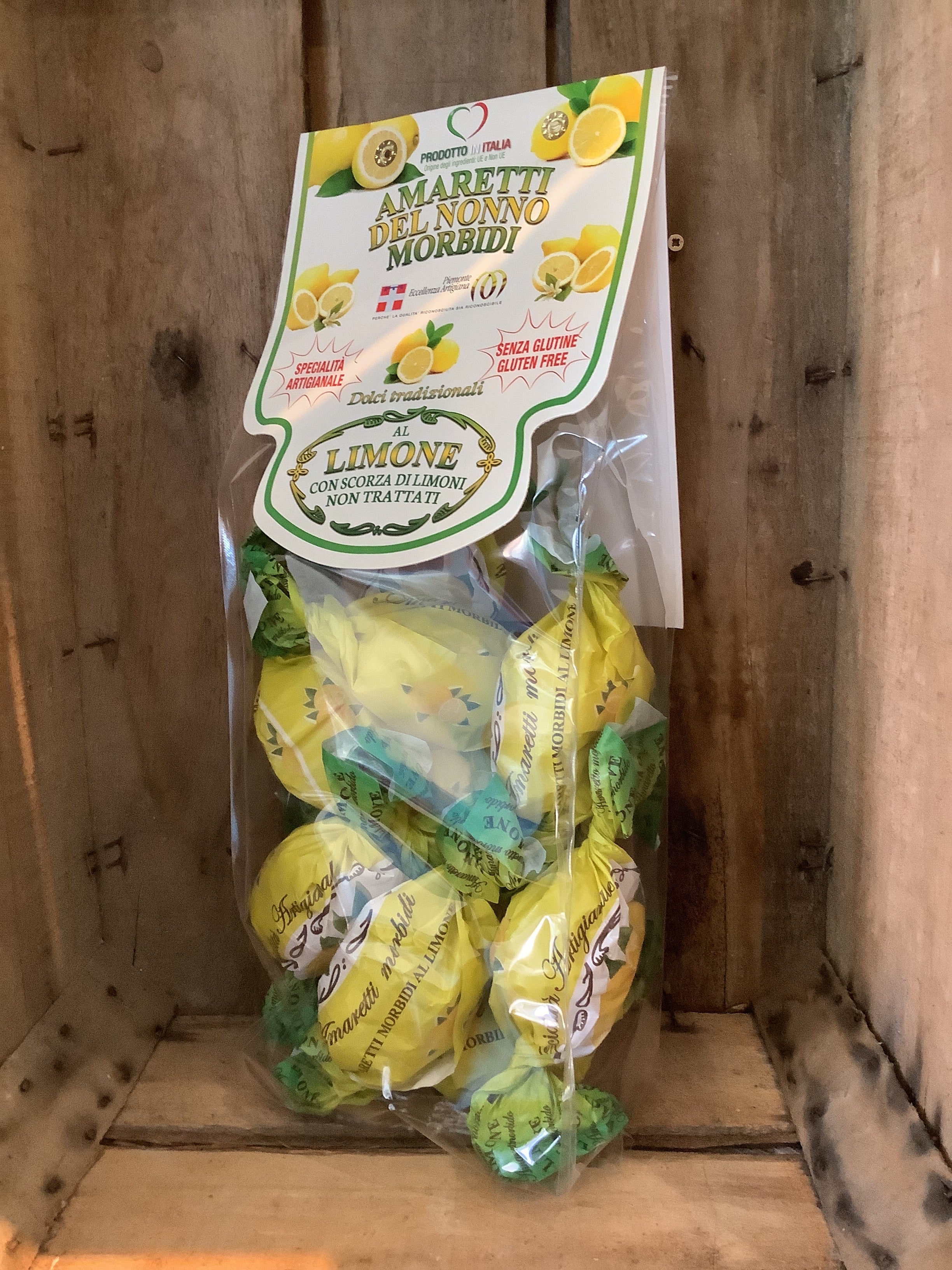 AMARETTI Piémontais Saveur Citron 250G (Sans Gluten)