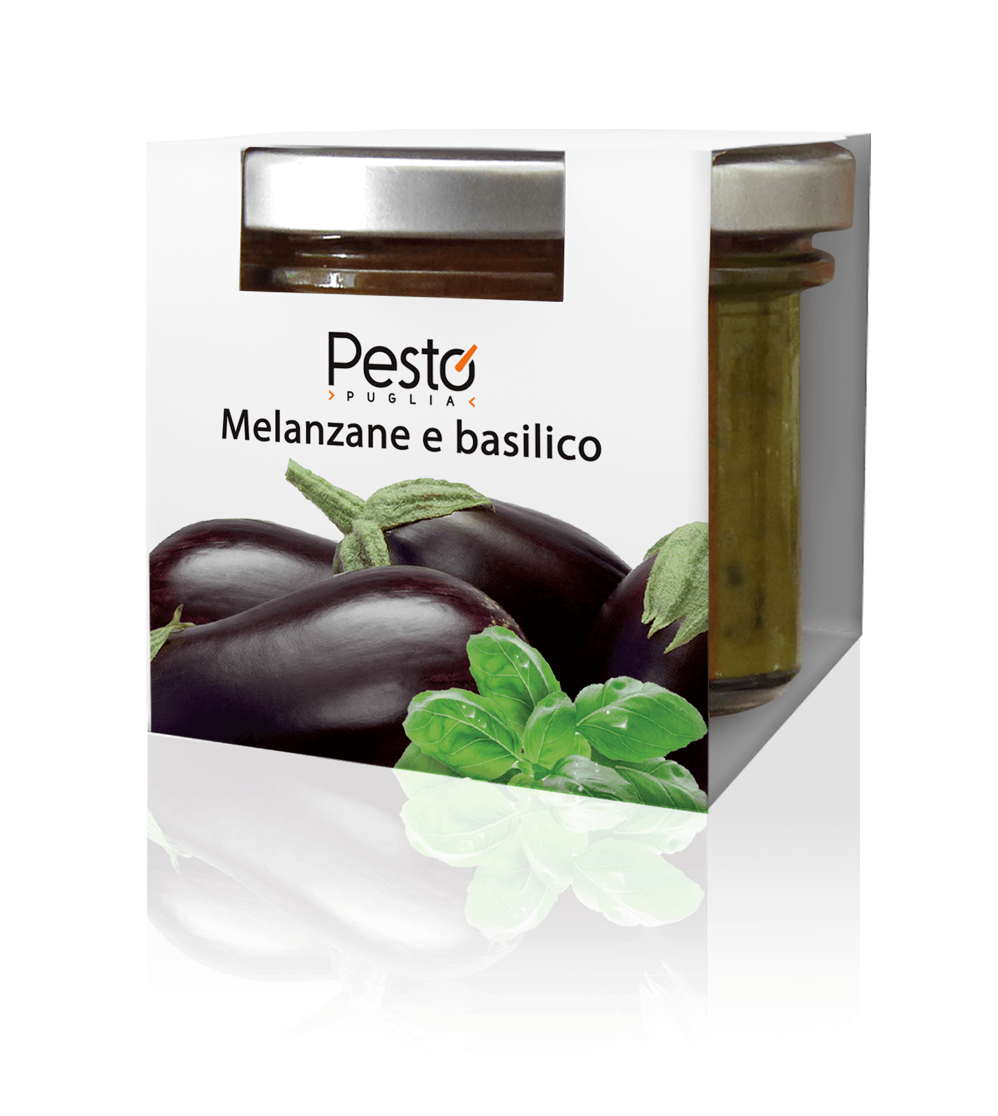 Pesto Puglia &agrave; l'aubergine et basilic - L'entrep&ocirc;t italien