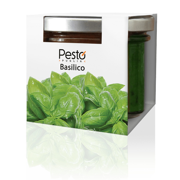 Pesto 'Pugliese' basilic et amande - L'entrep&ocirc;t italien